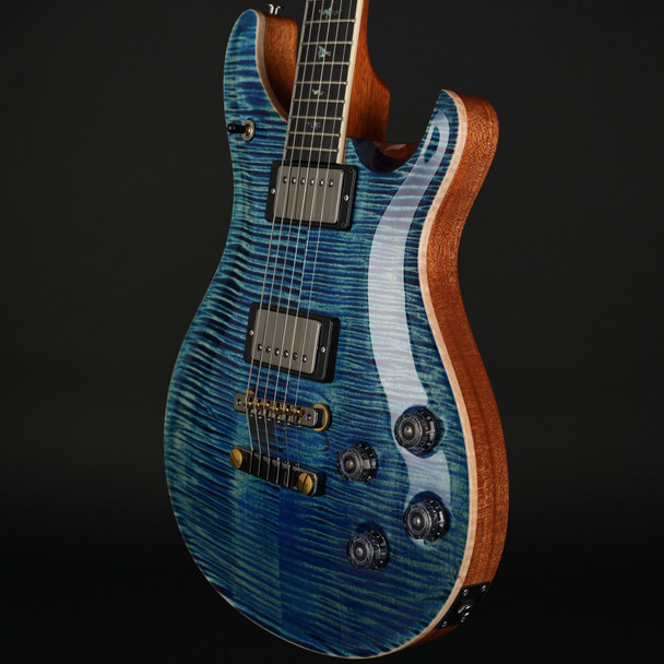 PRS Wood Library McCarty 594 10 Top in River Blue with Paisley Case #0381546 PRS Wood Library McCarty 594 10 Top in River Blue with Paisley Case #0381546