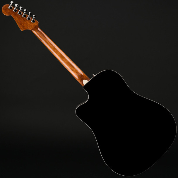 Fender California Standard Redondo CE, Spruce Top, Ivory Pickguard in Black