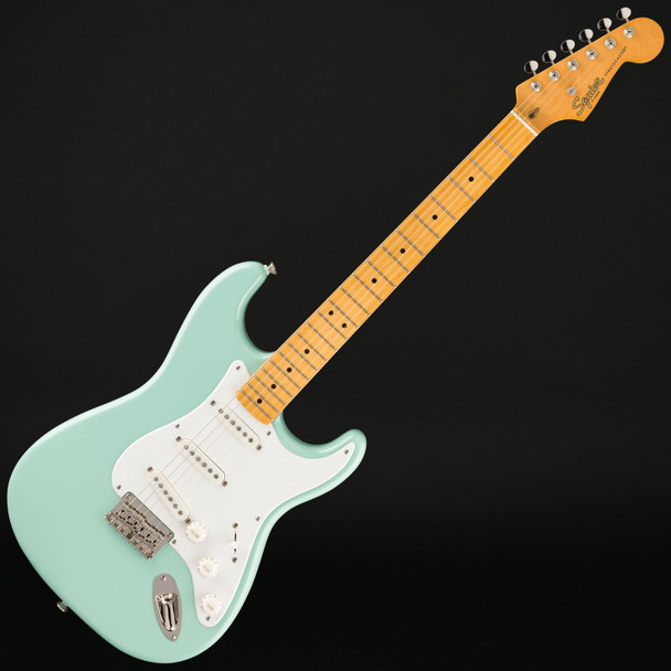 Squier Classic Vibe '50s Stratocaster HT, Maple Fingerboard, Parchment Pickguard, Surf Green