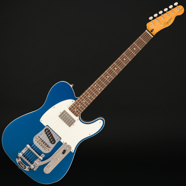 Squier Classic Vibe Custom Telecaster SH with Bigsby, Parchment Pickguard, Lake Placid Blue