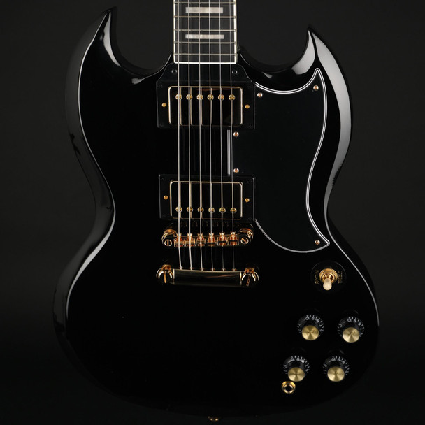 Epiphone SG Custom in Ebony with Gig Bag
