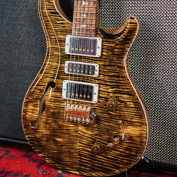 PRS 40th Anniversary Special Semi-Hollow Limited Edition in Yellow Tiger