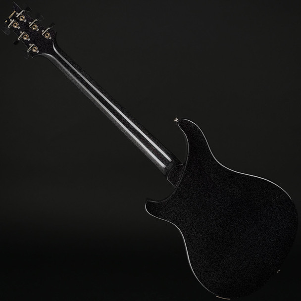 PRS S2 Vela Semi-Hollow, Mahogany Neck in Black Rainbow Holoflake #S2085375