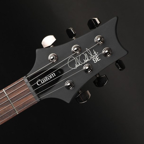 PRS SE Custom 24-08 Poplar Burl Limited Edition in Charcoal Cherry Midnight Burst with Gig Bag #G101196