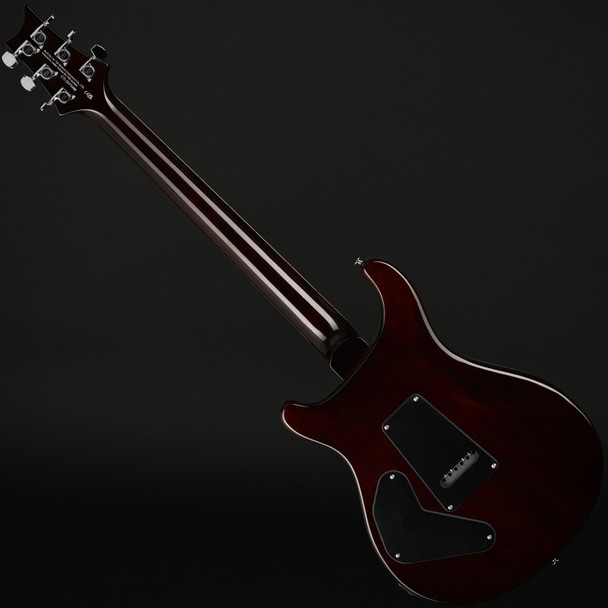 PRS SE Custom 24 Semi-Hollow Piezo in Orange Tiger Smokeburst with Gig Bag #G075486 - As New