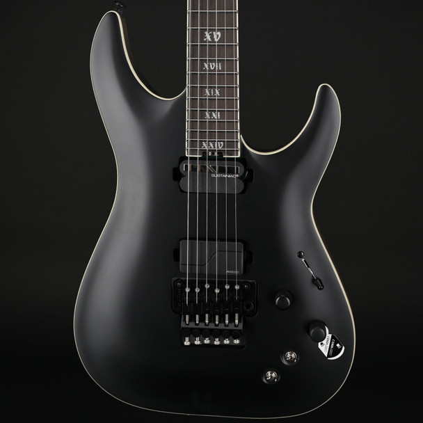 Schecter C-1 FR S SLS Elite Evil Twin in Satin Black #W25081225