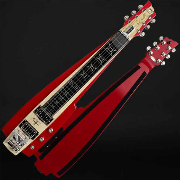 Duesenberg Alliance Paul Franklin Red Lapsteel with Case