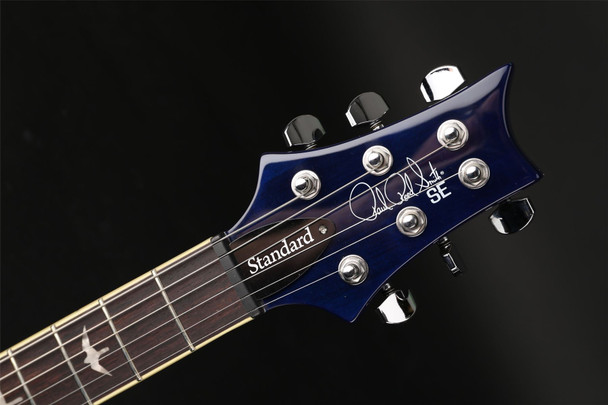 PRS SE Standard 24-08 in Translucent Blue with Gig Bag