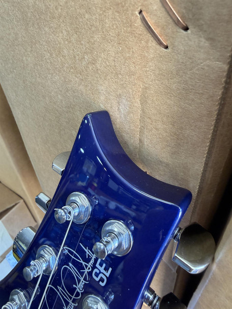 PRS SE Standard 24-08 in Translucent Blue with Gig Bag