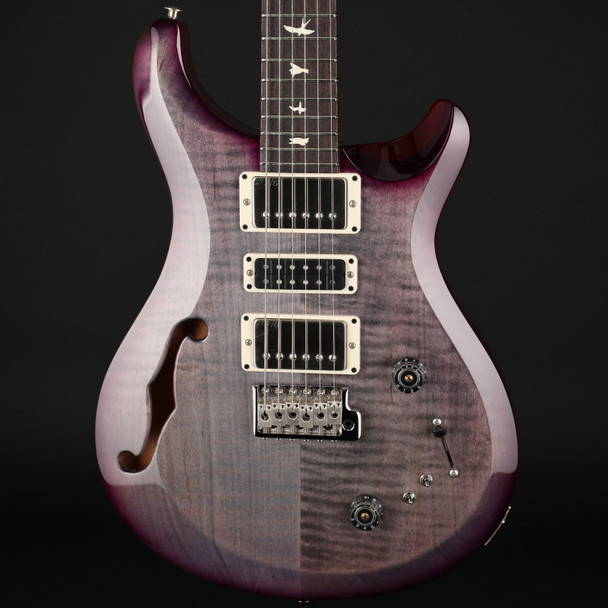 PRS S2 Special Semi-Hollow in Faded Gray Black Purple Burst #S2085745