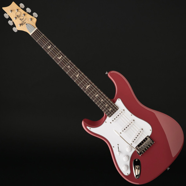 PRS SE Silver Sky Left-Handed in Derby Red with Gig Bag