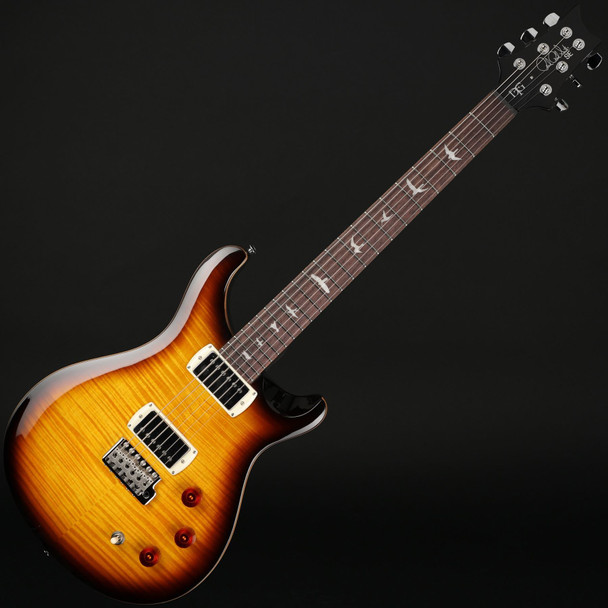PRS SE DGT with Birds (2026) in McCarty Tobacco Sunburst with Gig Bag #H064544