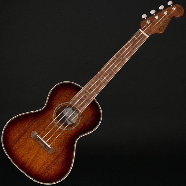 Fender Montecito Tenor Ukulele, Walnut Fingerboard, Shaded Edge Burst