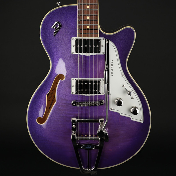 Duesenberg Starplayer TV in Galaxy Purple Burst with Case #251886