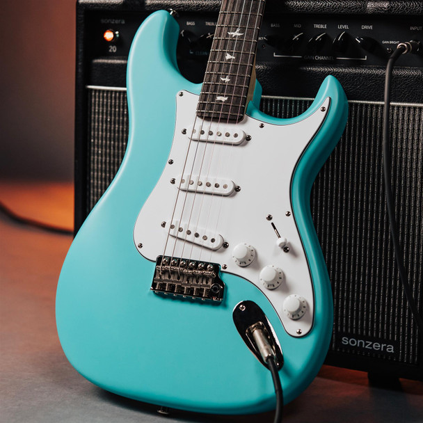 PRS Silver Sky John Mayer Limited Edition in Wild Blue Satin with Gig Bag
