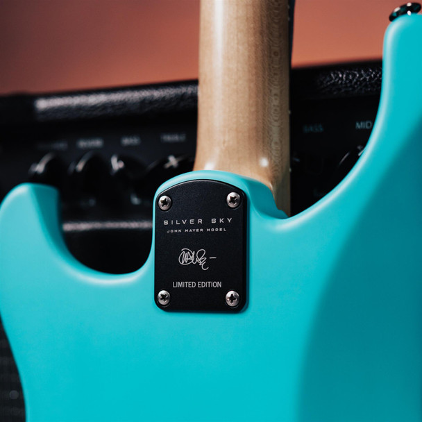 PRS Silver Sky John Mayer Limited Edition in Wild Blue Satin with Gig Bag