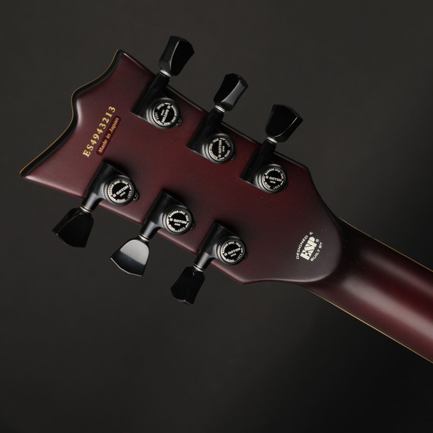 ESP E-II Eclipse Full Thickness, Fishman Fluence Open Core Classic Humbuckers in Tobacco Sunburst with Case #ES4943213 - As New