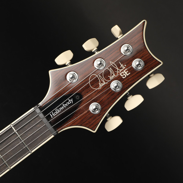 PRS SE Hollowbody II Piezo (2026) in Orange Tiger Smokeburst with Gig Bag #I03905