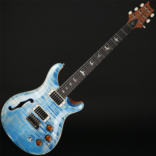 PRS DGT Semi-Hollow in Faded Blue Jean #0421445