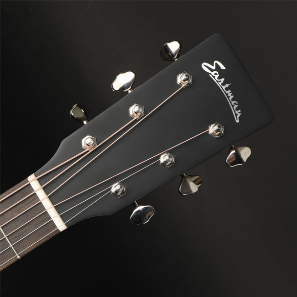 Eastman E3OM Deluxe Orchestra Electro Acoustic in Natural Truetone Gloss with Gig Bag #M2533019