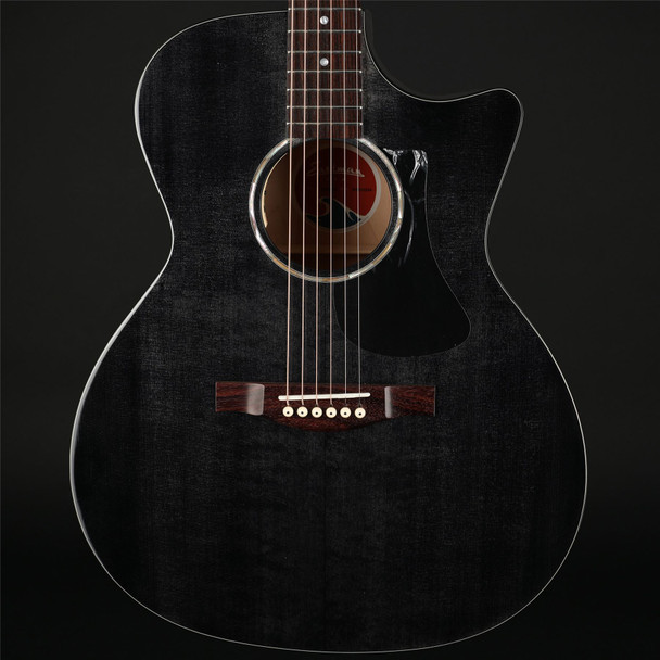 Eastman PCH3-GACE-TBK Grand Auditorium Electro Acoustic in Trans Black with Gig Bag #M2432234