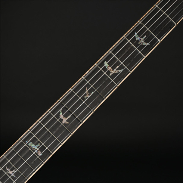 PRS SE Hollowbody II Piezo in Peacock Blue Smokeburst with Case #I00824