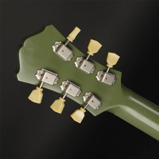 Eastman T64/TV-LTD-OD Thinline, P90s with Bigsby in Olive Drab Limited Edition #P2501615