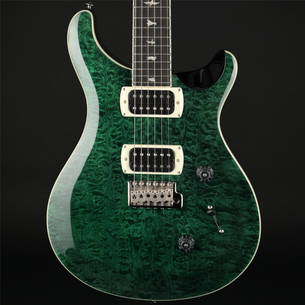 PRS SE Custom 24 Quilt (2026) in Teal Black with Gig Bag with Gig Bag #H062038
