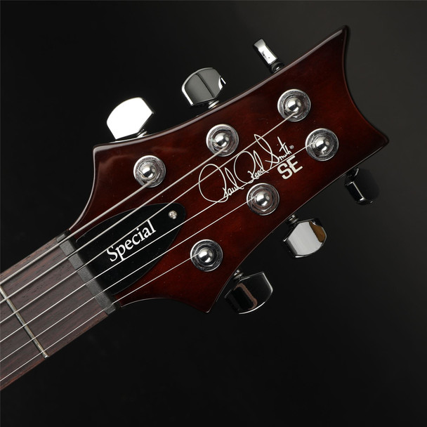 PRS SE Special Semi-Hollow in Orange Tiger Smokeburst with Gig Bag #H027476