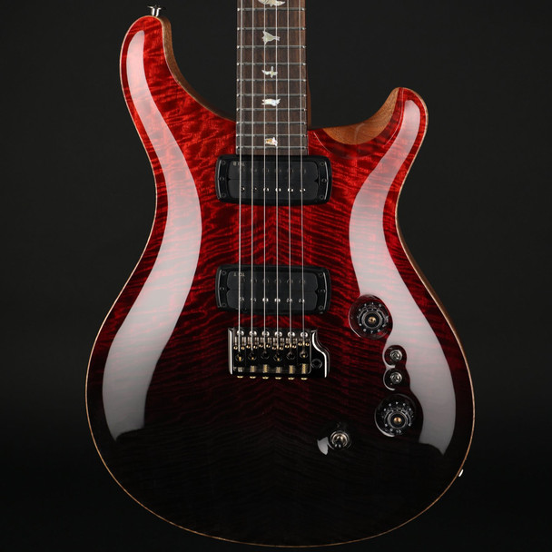 PRS Custom 24-08 Mango Top Limited Edition in Fire Red/Grey Black Fade #0421451