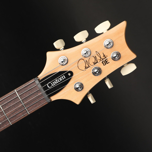 PRS SE Custom 24 (2026) in Blue Matteo/Natural Back with Gig Bag #H077236