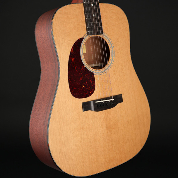 Eastman E1DL Left-Handed Dreadnought Acoustic in Natural Truetone Satin with Gig Bag #M2532124