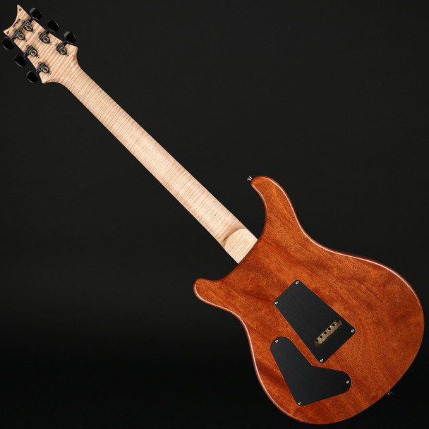 PRS Wood Library Special Semi-Hollow 10-Top Quilt, Flame Maple Neck in River Blue with Black Paisley Case #0379108