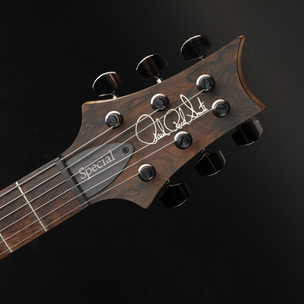 PRS Wood Library Special Semi-Hollow 10-Top Quilt, Flame Maple Neck in River Blue with Black Paisley Case #0379108