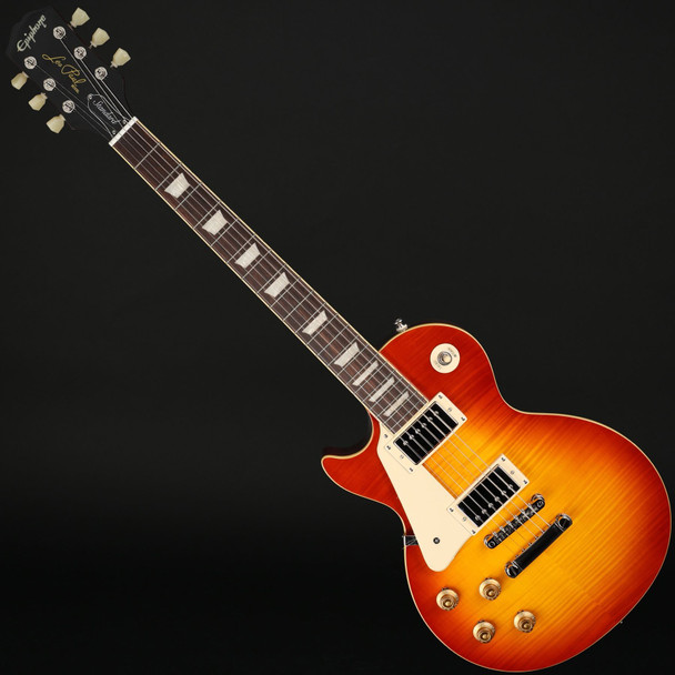 Epiphone Les Paul Standard 50s Figured Left-Handed in Washed Cherry with Gig Bag #25071520984
