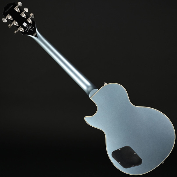 Epiphone Jared James Nichols Blues Power Les Paul Custom in Aged Pelham Blue with EpiLite Case #25061523042