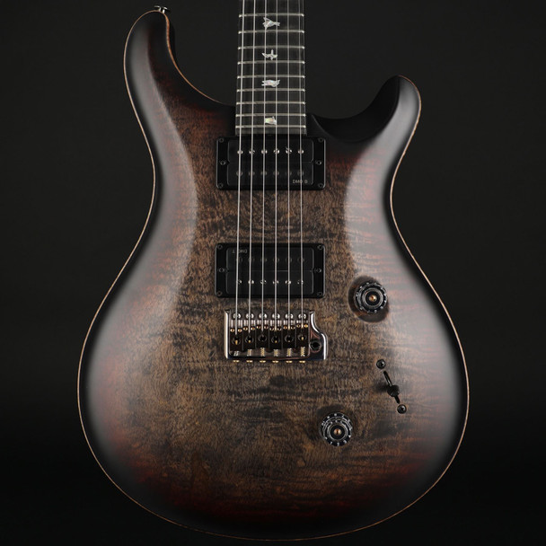 PRS 40th Anniversary Custom 24 Satin Limited Edition in Charcoal Tri-Color Burst #0408510