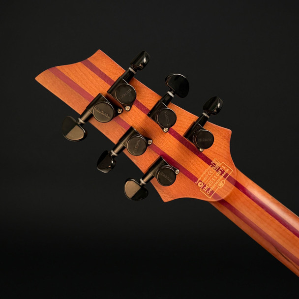 Schecter C-1 Exotic Spalted Maple in Satin Natural Vintage Burst #IM25110871