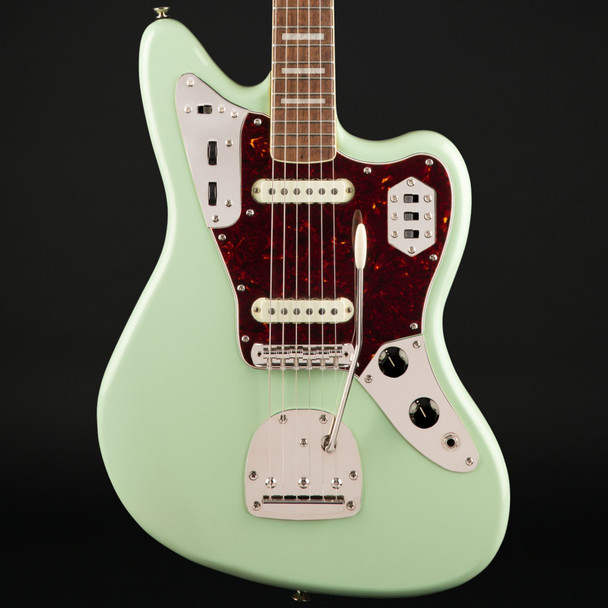 Squier Classic Vibe '70s Jaguar, Laurel Fingerboard in Surf Green