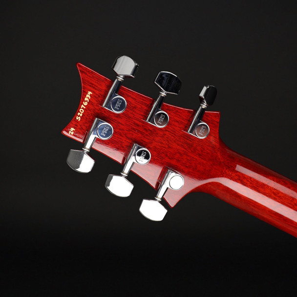 PRS S2 Custom 24-08 in Fire Red Burst #S2076334