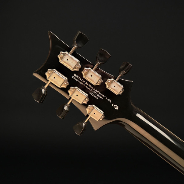PRS SE P20E Parlor Electro Acoustic, Gloss Black Top, Doghair Back and Sides with Gig Bag