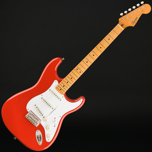 Squier Classic Vibe '50s Stratocaster, Maple in Fiesta Red