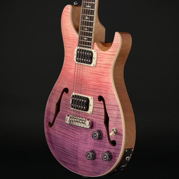 PRS SE Ed Sheeran Hollowbody I Piezo Baritone 277 in Pink Ombre with Gig Bag