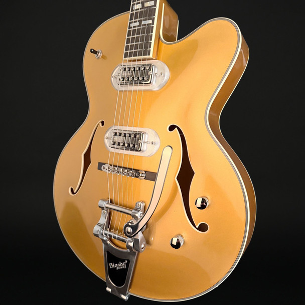 Eastman T58-GD Archtop with Bigbsy in Truetone Gloss Gold #P2501846