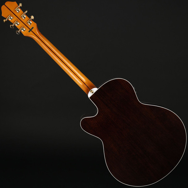 Epiphone J-200 EC Studio Parlor Electro Acoustic Guitar in Vintage Sunburst #25062302789