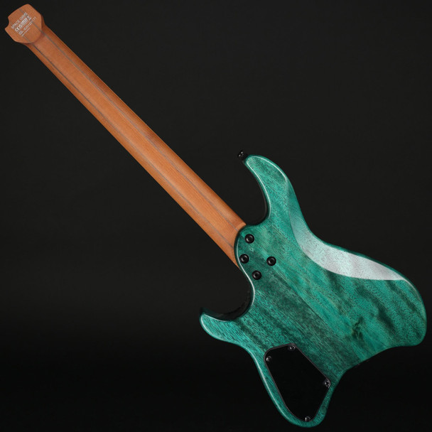 Cort Space G6MS SGTQ Headless Multi-Scale Electric Guitar in Semi Gloss Turquoise with Gig Bag