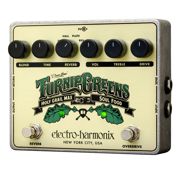 Electro Harmonix Turnip Greens Multi-Effects Pedal: Soul Food, Holy Grail Max Pedal
