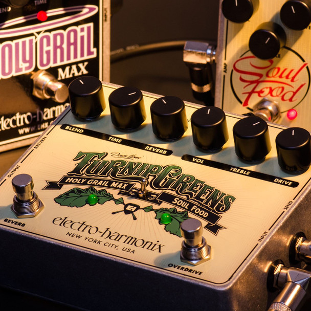 Electro Harmonix Turnip Greens Multi-Effects Pedal: Soul Food, Holy Grail Max Pedal