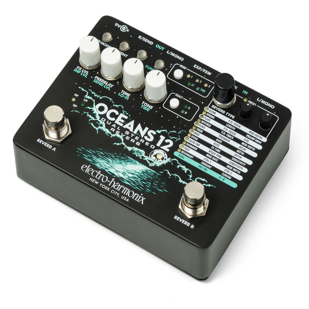Electro Harmonix Oceans 12 Dual Stereo Reverb