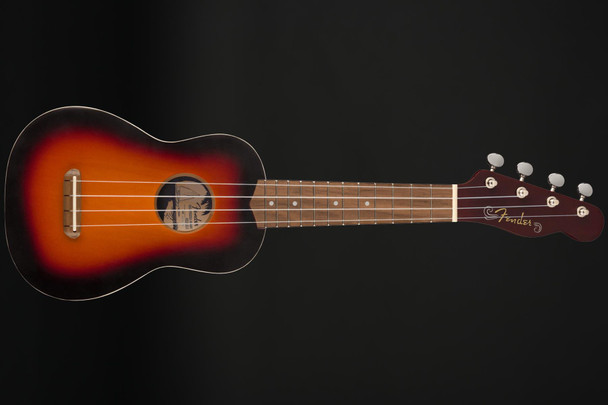 Fender Venice Soprano Ukulele, Walnut Fingerboard, 2-Color Sunburst